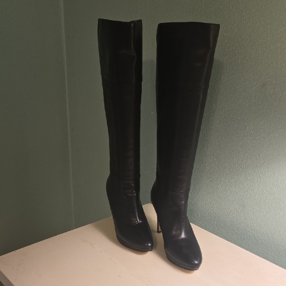 Elegant Black Over the Knee Women's Boots